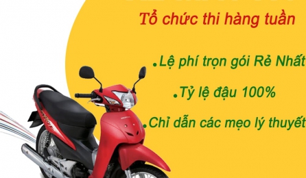 Thi bằng lái xe máy A1